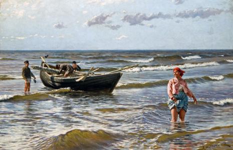  Stanisław Witkiewicz, Powrót z połowu