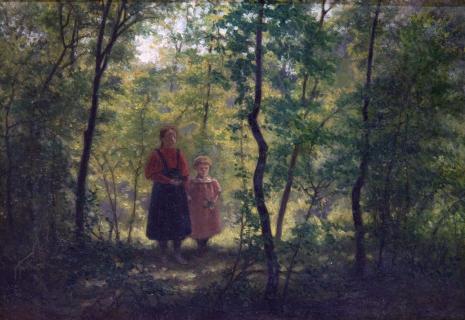  Aleksander Gierymski, W lesie