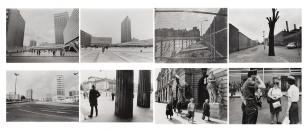 Cykl ośmiu fotografii czarno-białych przedstawiających Berlin Wschodni.