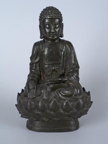  autor nieznany, Budda Amitabha tronujący na lotosie