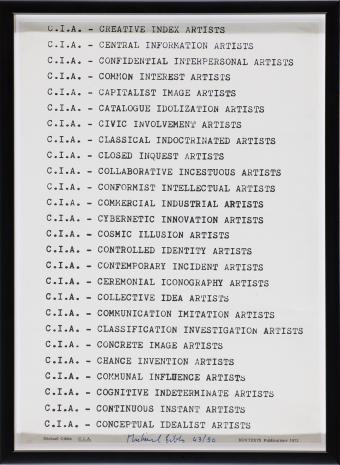  Michael Gibbs, C. I. A.