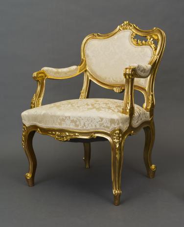  autor nieznany, Fotel w stylu Ludwika XV