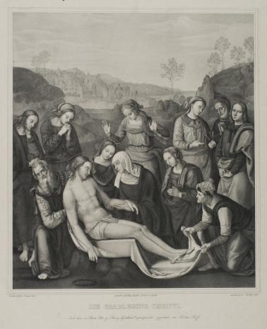  Johann Nicolas Hoff, Złożenie do grobu