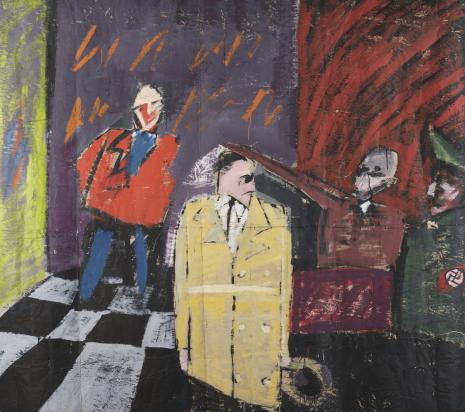  Paweł Kowalewski, Adolf Hitler i Józef Goebbels otwierają wystawę sztuki zdegenerowanej w Monachium