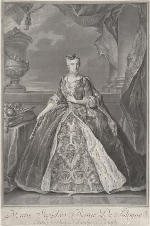  Jean Daulle, Portret Marii Józefiny, królowej Polski, żony Augusta III