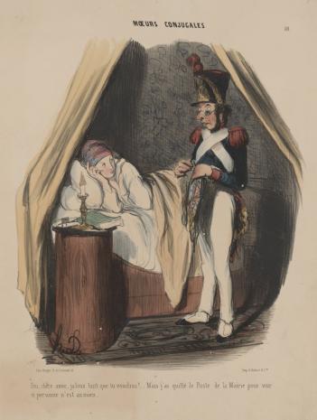  Honoré Daumier, Zazdrosny mąż