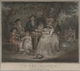 Popołudniowa herbata w ogrodzie