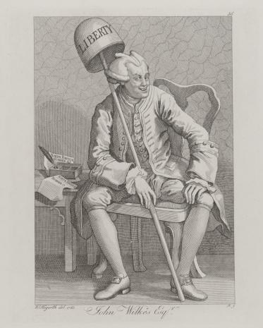  Ernst Ludwig Riepenhausen, Karykatura Jonha Wilkesa, lorda-majora Londynu