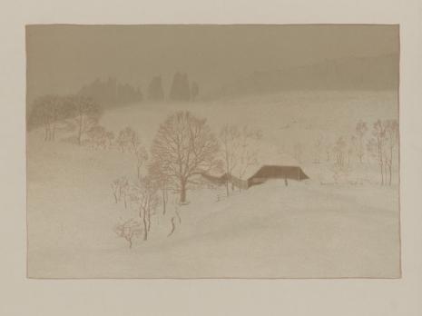  Karl Biese, Krajobraz zimowy