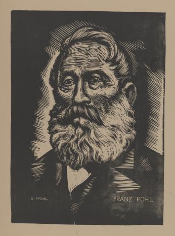  Alexander Pfohl, Portret Franza Pohla