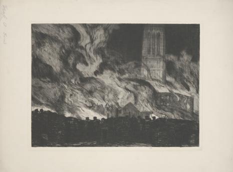  Otto Graf, Pożar katedry