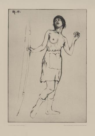  Karl Anton Reichel, Tancerka z łukiem w ręce