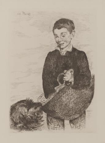  Edouard Manet, Chłopiec z psem