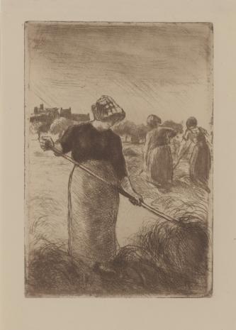  Camille Pissarro, Kobiety zbierające siano