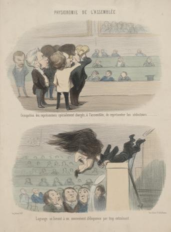  Honoré Daumier, Typy członków Zgromadzenia Narodowego