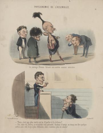  Honoré Daumier, Typy członków Zgromadzenia Narodowego
