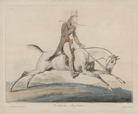  Louis-Philibert Debucourt, Jeździec angielski