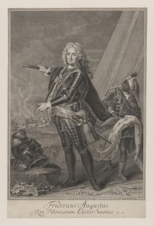  Johann Martin Bernigeroth, Portret Augusta III, króla polskiego