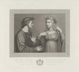 Beatrice ukazuje się Dantemu