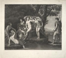 Diana z nimfami w kąpieli i Akteon