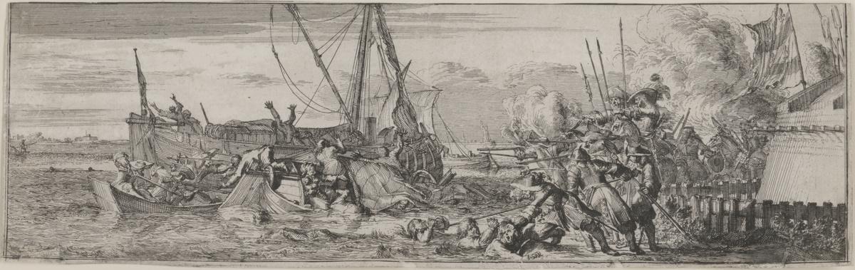  Romeyn de Hooghe, Bitwa u brzegów Holandii