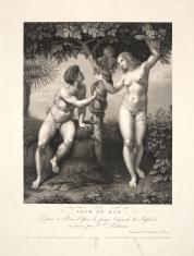 Adam i Ewa pod drzewem rajskim