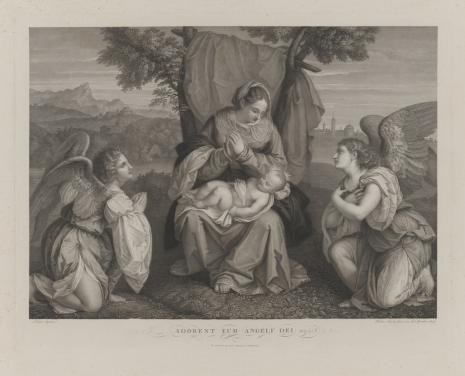  Pietro Anderloni, Matka Boska z Dzieciątkiem, adorowana przez anioły