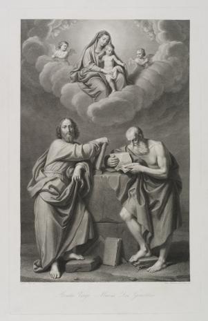  Pietro Bettelini, Święty Piotr i święty Paweł, w górze Matka Boska z Dzieciątkiem