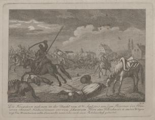 Atak Kozaków na obóz francuski w Saksonii w 1813 r.
