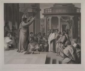 Święty Paweł Apostoł nauczający w Atenach