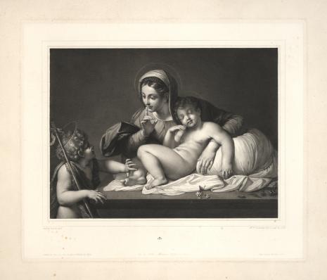  Joseph Théodore Richomme, Matka Boska ze śpiącym Dzieciątkiem i świętym Janem
