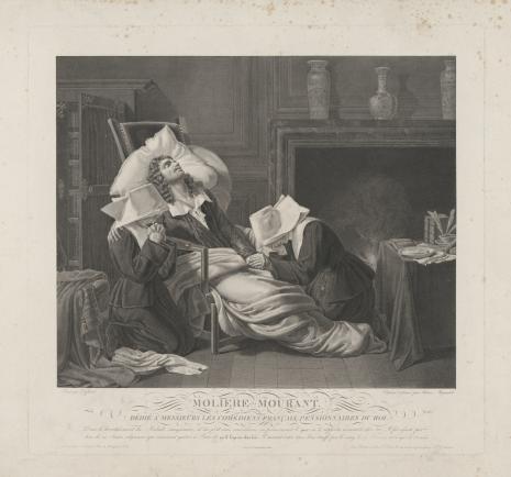  Adrien Migneret, Śmierć Molière'a