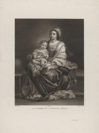  Benoit Louis Henriquez, Matka Boska z Dzieciątkiem na kolanach