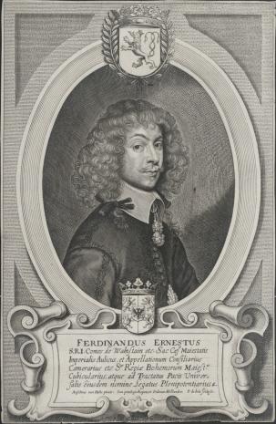  Pieter II de Jode, Ferdynand Ernst, hrabia Wallenstein, poseł cesarski