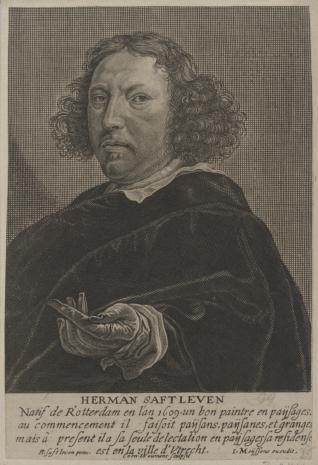  Coenrad Waumans, Autoportret malarza Hermana Saftlevena