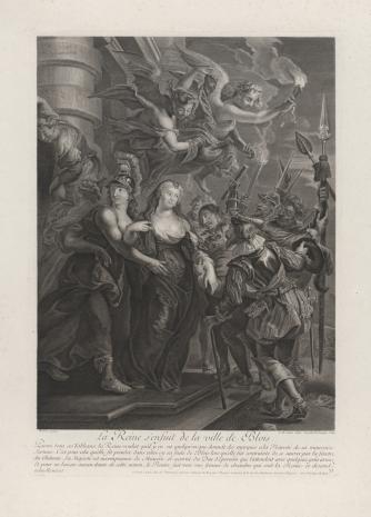  Cornelis Martinus Vermeulen, Ucieczka królowej Marii Medici z zamku w Blois