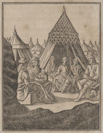  Christoph Młodszy Sichem, Mojżesz gości Jetro i jego rodzinę