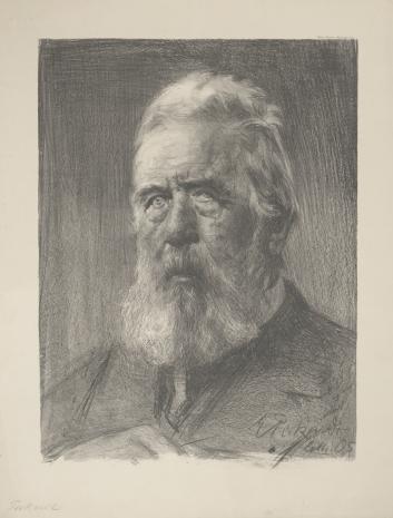  M. Pickardt, Portret starego mężczyzny z brodą
