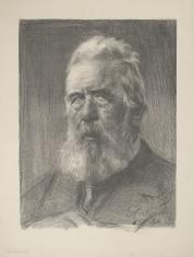 Portret starego mężczyzny z brodą