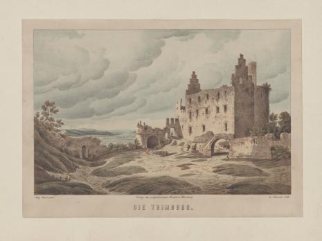  Ludwig Schuster, Ruiny zamku Trimburg