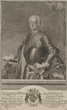  Johann Christoph Sysang, Fryderyk Henryk Eugeniusz ks. Anhalt Dessau