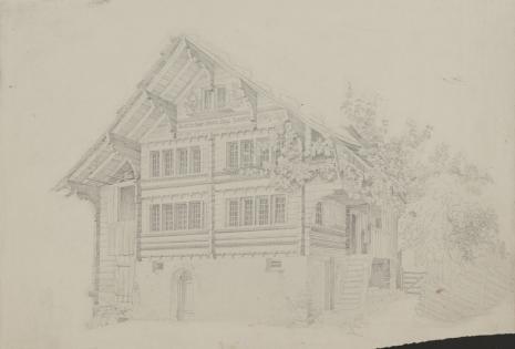  Eduard Teltsch, Wiejski dom drewniany