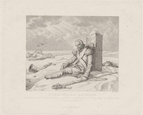  Christian Ernst Stölzel, Umierający żołnierz napoleoński, w czasie odwrotu spod Moskwy 1812