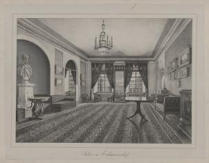 Salon w pałacu w Bierutowicach