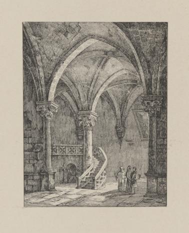  Peter Ellmer, Wnętrze krypty gotyckiej