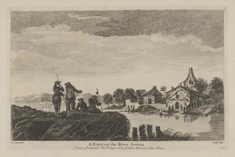  Samuel Smith, Widok wioski nad rzeką Severn