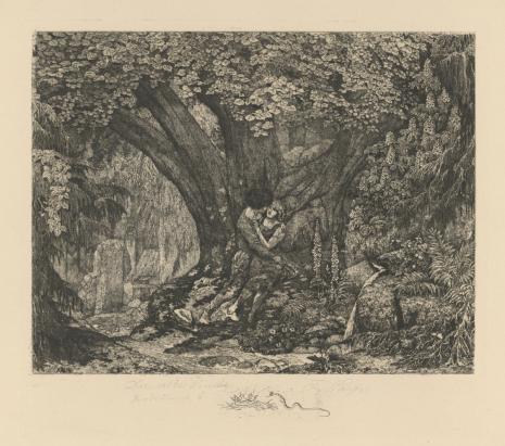  Theodor Joseph Hagen, Para zakochanych w lesie