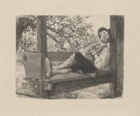  V. A. Dammeier, Odpoczynek Tyrolczyka
