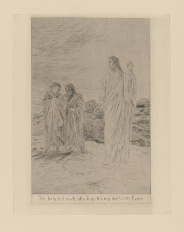  Wilhelm August Theodor Steinhausen, Spotkanie Chrystusa z Apostołami w drodze do Emaus