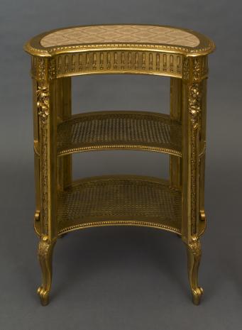  autor nieznany, Etażerka złocona w stylu Ludwika XV